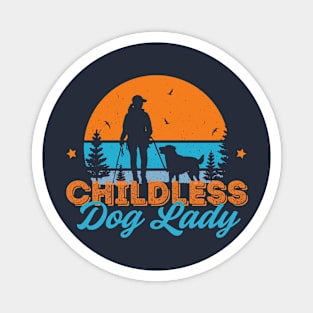 Childless Dog Lady Magnet